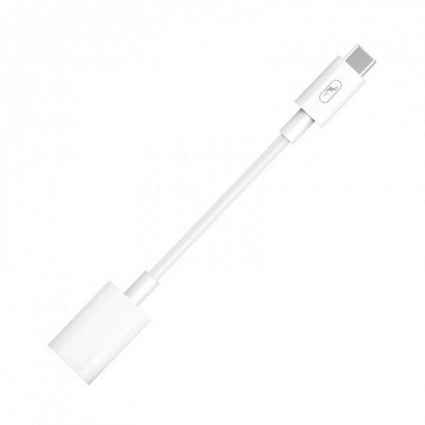 Фото - Переходник аудио SkyDolphin OT02 OTG USB Type-C - USB (M/F) White (ADPT-00018)
