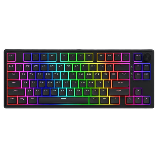Фото - Клавиатура беспроводная игровая Hator Skyfall 80 Black-Black (HTK1180UA)