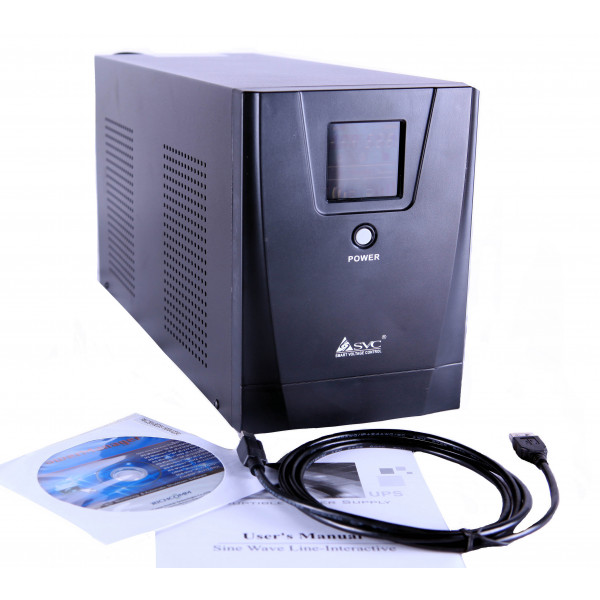 Фото - Источник бесперебойного питания SVC 2000VA (SL-2KS-LCD)
