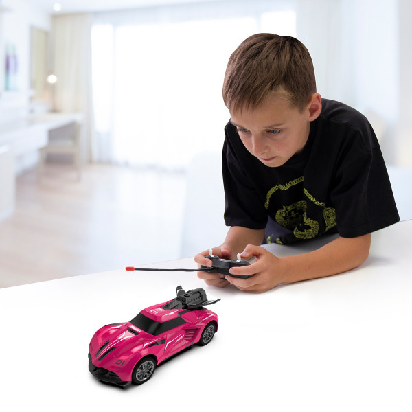Фото - Радиоуправляемая машинка 1:24 Sulong Toys Spray Car на р/у – Sport (розовый, 1:24, свет,выхлопной пар) (SL-354RHP)