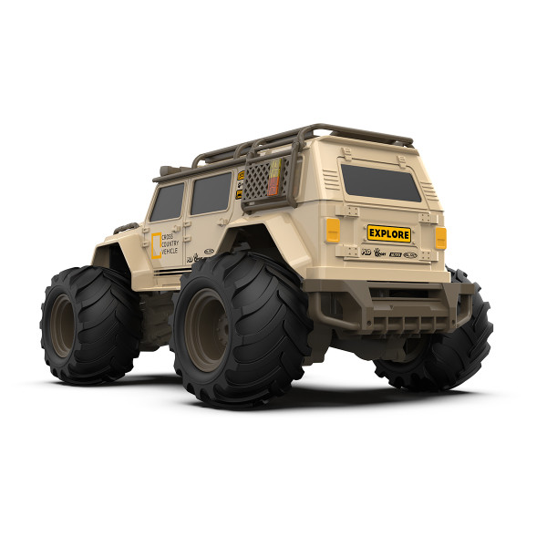 Фото - Радиоуправляемая машинка KS Drive AMPHIBIOUS 4WD (свет, звук) (SL-8018ARH)