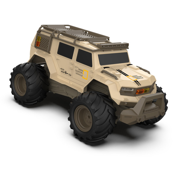 Фото - Радиоуправляемая машинка KS Drive AMPHIBIOUS 4WD (свет, звук) (SL-8018ARH)