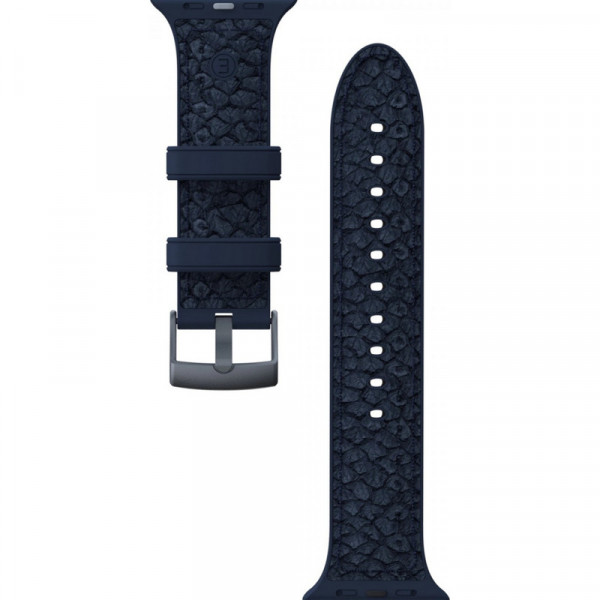 Фото - Ремешок для смарт-часов Njord Salmon Leather Strap Petrol for Apple Watch 45mm/44mm (SL14121)