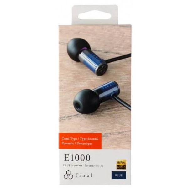 Фото - Наушники вкладыши проводные Final Audio E1000 Blue