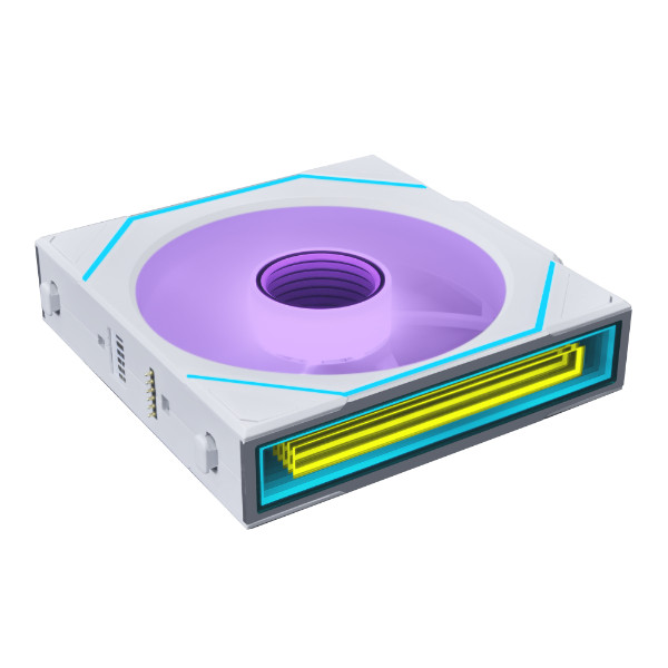 Фото - Корпусный вентилятор Lian Li Uni Fan SL-INF WIRELESS Reverse 120-1 White (G99.12RSLIN1W1W.00)