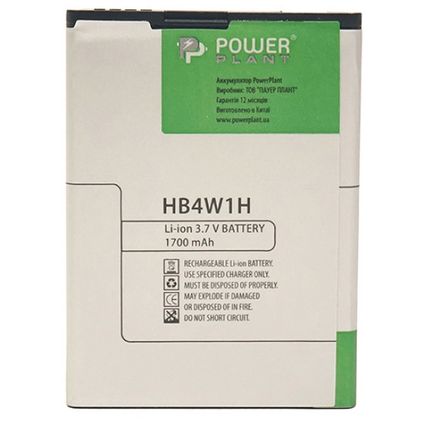 Фото - Аккумулятор для мобильного телефона PowerPlant Huawei Ascend G510 (HB4W1H) 1700mAh (SM150038)