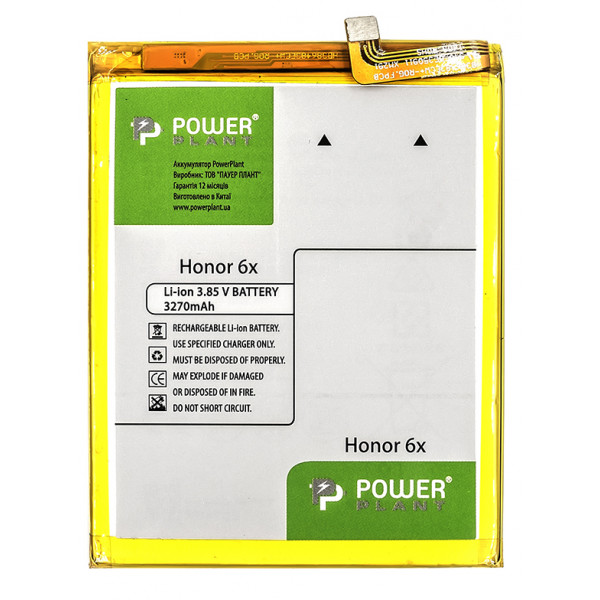 Фото - Аккумулятор для мобильного телефона PowerPlant Huawei Honor 6X (HB386483ECW+) 3270mAh (SM150113)
