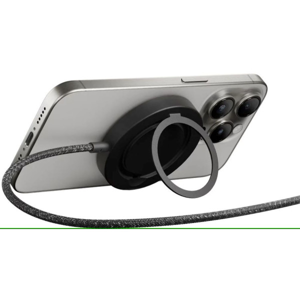 Фото - Беспроводное зарядное устройство Native Union SnapStand Qi2 Wireless Charger Black (SNST-QI2-BLK)