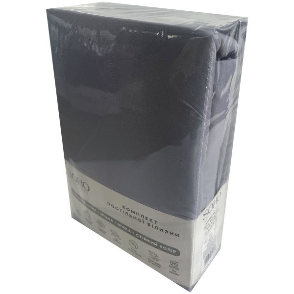 Фото - Комплект постельного белья SOHO 180х220 см DK Grey (PATTERN 5-D)