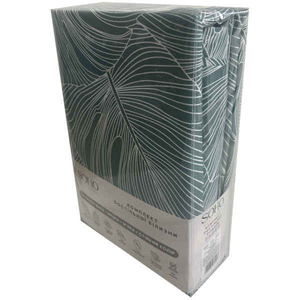 Фото - Комплект постельного белья SOHO 200х220 см Flora Green (PATTERN 11-E)