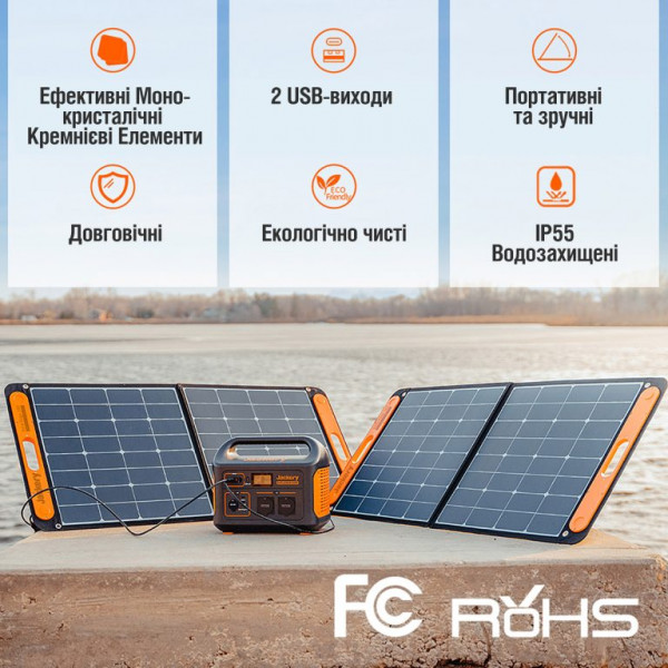 Фото - Портативная солнечная панель Jackery SolarSaga 100