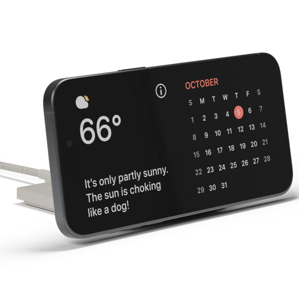 Фото - Беспроводное зарядное устройство Native Union Rise Solo Qi2 Wireless Charger Sandstone (RS-SL-SAN)