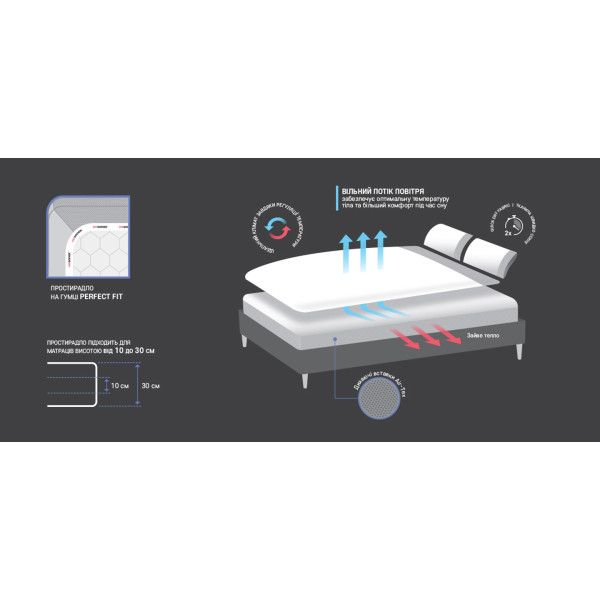 Фото - Комплект постельного белья Sonex 177х210 Aero Black Diamond Премиум Сатин (SO102184)