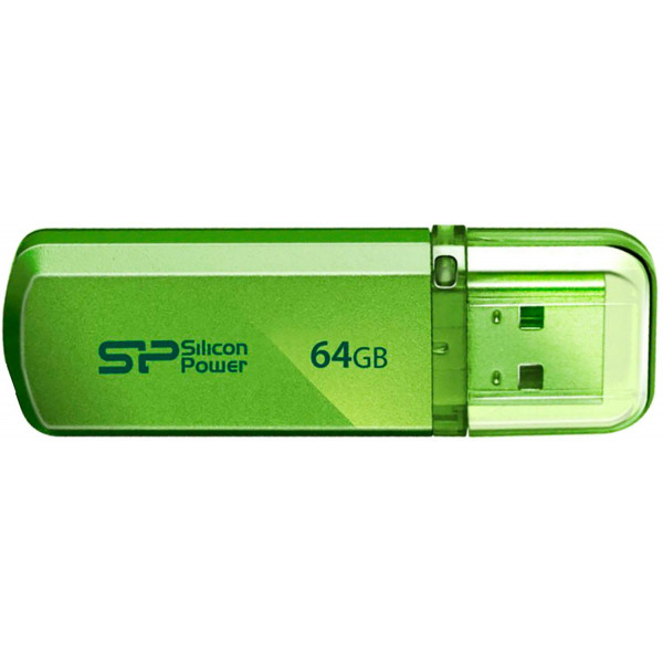Фото - Флеш USB Silicon Power Helios 101 64 GB Green (SP064GBUF2101V1N)