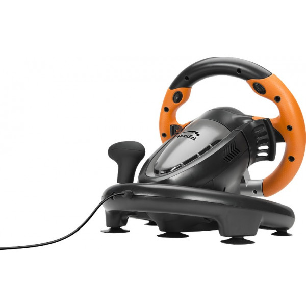 Фото - Руль Speedlink DRIFT O.Z. Racing Wheel PC, black-orange (SL-6695-BKOR-01)
