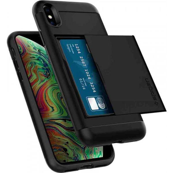 Фото - Чехол для смартфона Spigen for Apple iPhone XS Max Slim Armor CS Black (065CS24842)