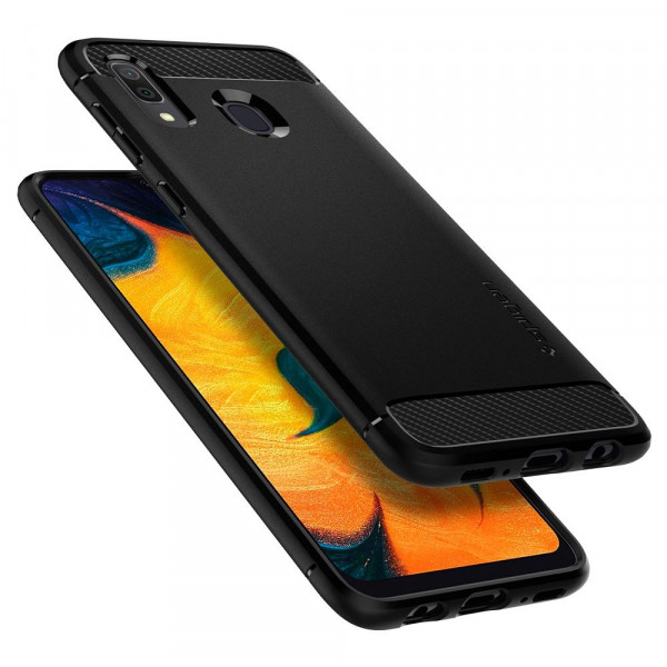 Фото - Чехол для смартфона Spigen for Samsung Galaxy A30 Rugged Armor Matte Black (617CS26243)