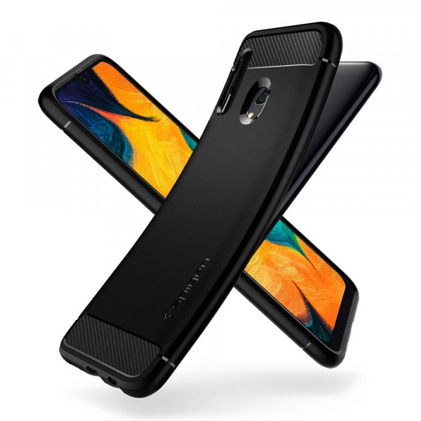 Фото - Чехол для смартфона Spigen for Samsung Galaxy A30 Rugged Armor Matte Black (617CS26243)