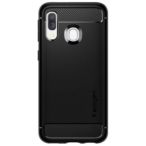 Фото - Чехол для смартфона Spigen for Samsung Galaxy A40 Rugged Armor Matte Black (618CS26244)