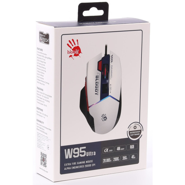 Фото - Мышь проводная игровая Bloody W95 Ultra (Sports Navy)