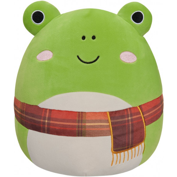 Фото - Мягкая игрушка герой SQUISHMALLOWS ЖАБКА ВЕНДИ В ШАРФЕ (30 cm) (SQCR04157)