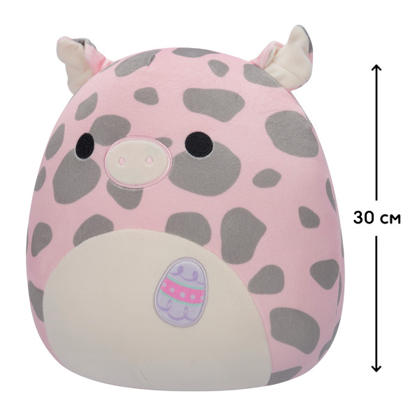 Фото - Мягкая игрушка животное SQUISHMALLOWS ПОРОСЕНОК АКВИТАНИЯ 30 см (SQER00846)