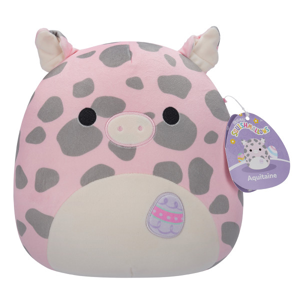 Фото - Мягкая игрушка животное SQUISHMALLOWS ПОРОСЕНОК АКВИТАНИЯ 30 см (SQER00846)