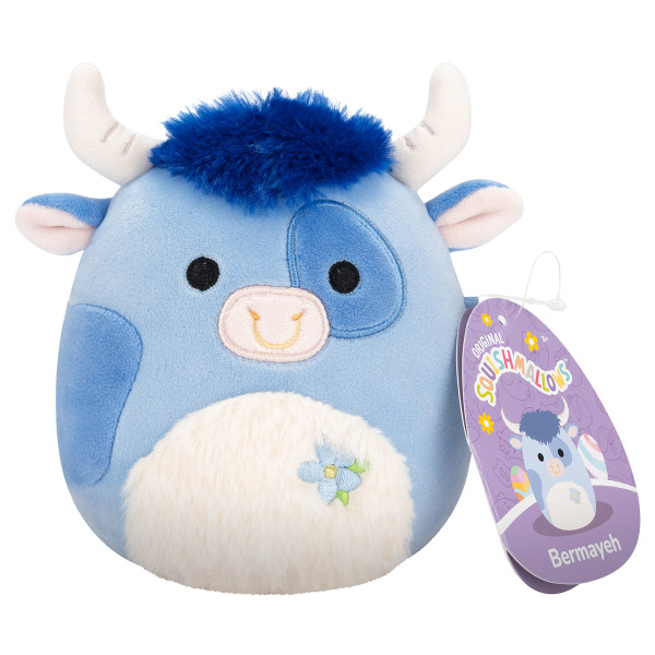 Фото - Мягкая игрушка животное SQUISHMALLOWS БЫК БЕРМАЙЕ 19 см (SQER01213)