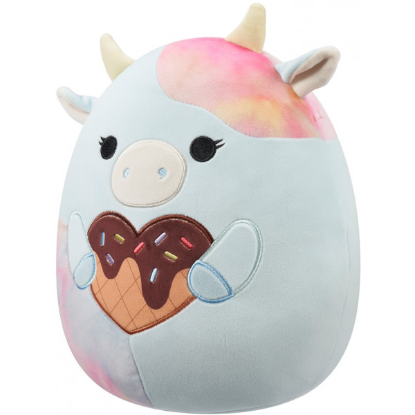 Фото - Мягкая игрушка SQUISHMALLOWS КОРОВКА КАЭДИЯ 19 см (SQVA00861)