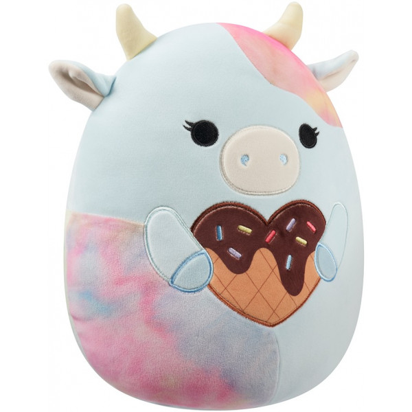 Фото - Мягкая игрушка SQUISHMALLOWS КОРОВКА КАЭДИЯ 19 см (SQVA00861)