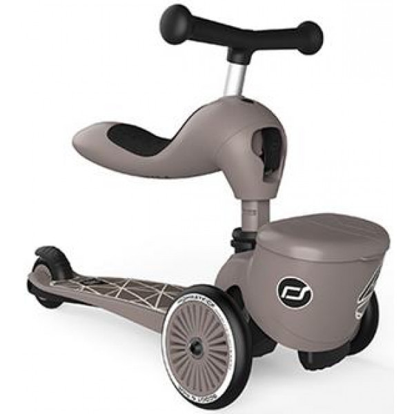 Фото - Трёхколёсный самокат Scoot&Ride Highwaykick-1 Lifestyle Коричневый (SR-210621-BROWNLINES)
