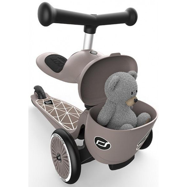 Фото - Трёхколёсный самокат Scoot&Ride Highwaykick-1 Lifestyle Коричневый (SR-210621-BROWNLINES)