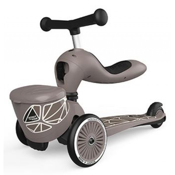 Фото - Трёхколёсный самокат Scoot&Ride Highwaykick-1 Lifestyle Коричневый (SR-210621-BROWNLINES)