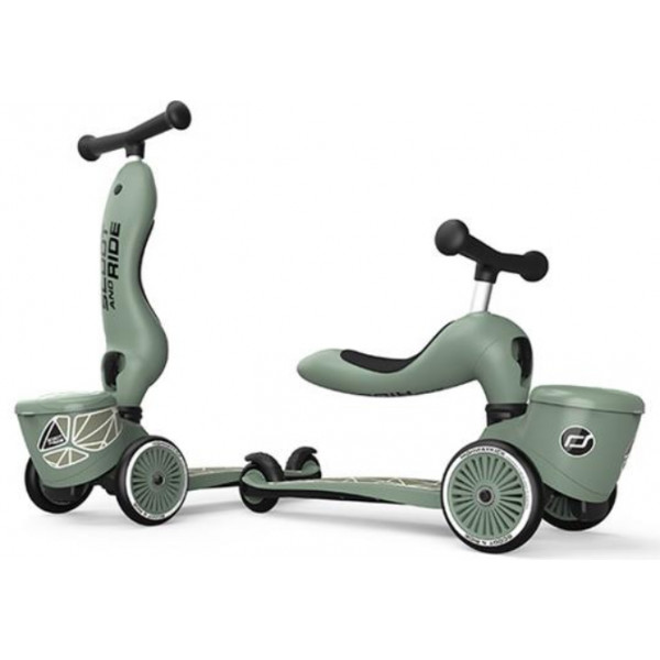 Фото - Трёхколёсный самокат Scoot&Ride Highwaykick-1 Lifestyle Зеленый (SR-210621-GREENLINES)
