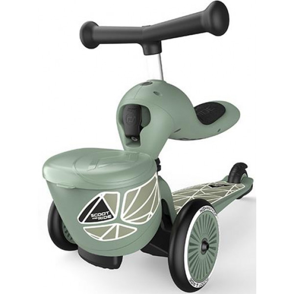 Фото - Трёхколёсный самокат Scoot&Ride Highwaykick-1 Lifestyle Зеленый (SR-210621-GREENLINES)