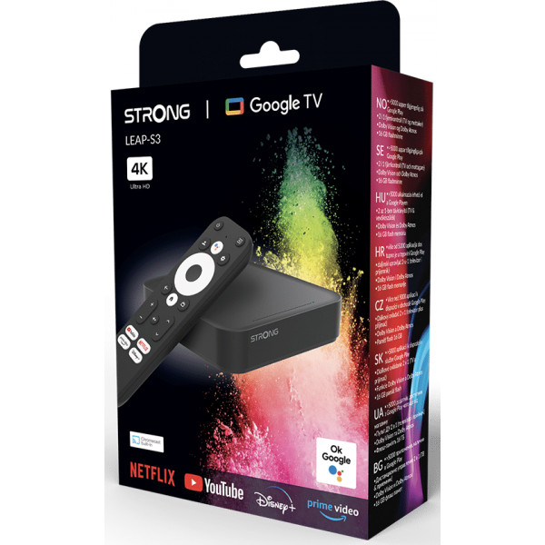 Фото - Стационарный медиаплеер Strong Android TV LEAP-S3