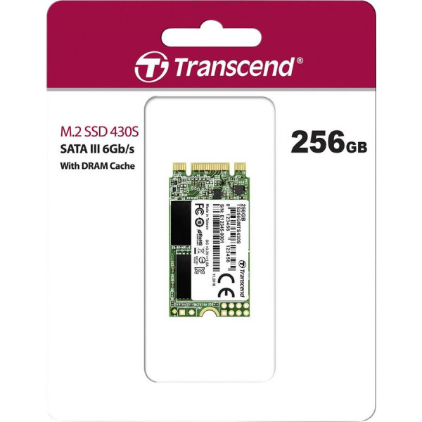 Фото - SSD-накопитель внутренний Transcend 2242 256GB (TS256GMTS430S)