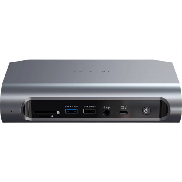 Фото - Док-станция Satechi Thunderbolt 4 Multimedia Pro Dock Space Gray (ST-DT4PMM-EU)