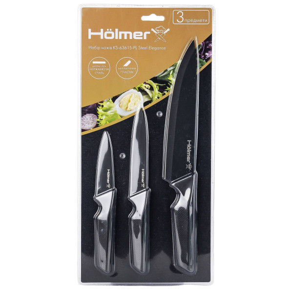 Фото - Набор ножей Holmer KS-63615-PL Steel Elegance Фото - Набор ножей Holmer KS-63615-PL Steel Elegance
