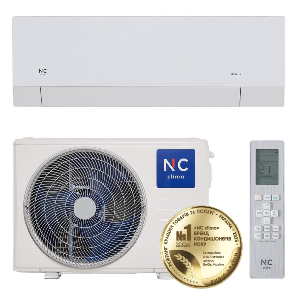 Фото - Кондиционер сплит NC clima NCI12EHSIw1eu/NCO12EHSIw1eu
