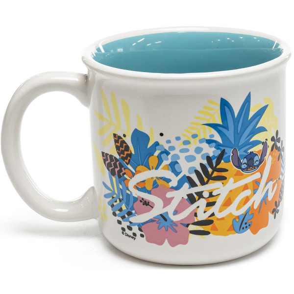 Фото - Чашка STOR YOUNG ADULT CERAMIC BREAKFAST MUG 14 OZ IN GIFT BOX STITCH PALMS (Stor-01366)