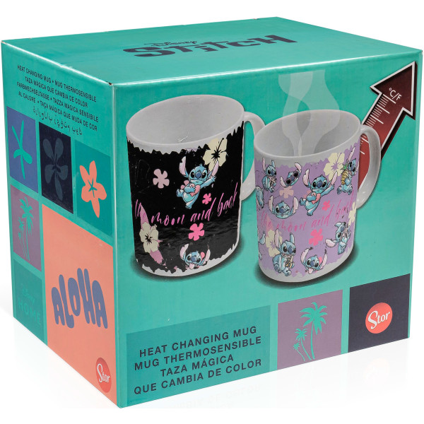 Фото - Чашка STOR YOUNG ADULT CERAMIC CHANGING COLOR MUG 11 OZ IN GIFT BOX STITCH&ANGEL GTTR (Stor-20003)