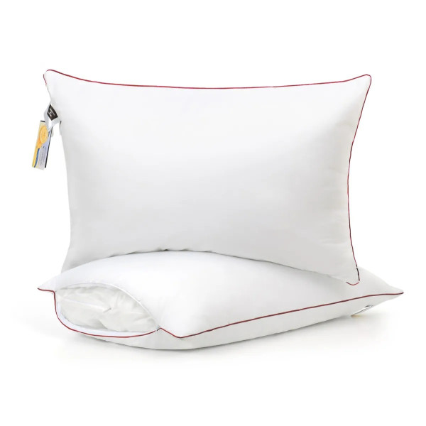 Фото - Подушка стандартная MirSon 1175 DeLuxe Hand Made EcoSilk 40х60 см (2200001515031)