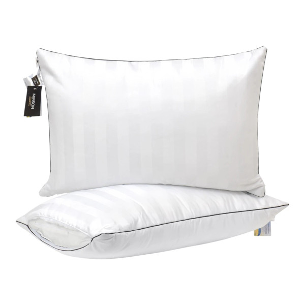 Фото - Подушка стандартная MirSon бамбуковая Hand Made Royal Pearl 931 средняя 60x60 см (2200000557353) Фото - Подушка стандартная MirSon бамбуковая Hand Made Royal Pearl 931 средняя 60x60 см (2200000557353)