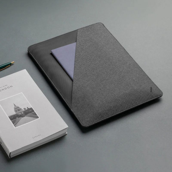 Фото - Чехол для планшета Native Union Stow Slim Sleeve Case Slate for iPad Pro 13" M4/Air 13" M2 (STOW-IPS-GRY-FB-13)