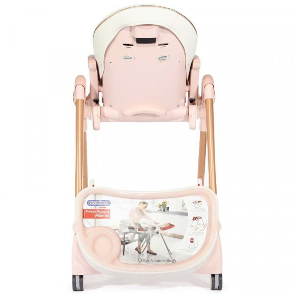 Фото - Стульчик для кормления трансформер Peg-Perego Prima Pappa Follow Me Mon Amour (розовое золото)