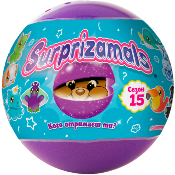 Фото - Мягкая игрушка-сюрприз Surprizamals S15 (12 видов, в ассорт.) (SU03889-5024)