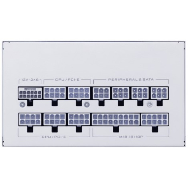 Фото - Блок питания для ПК Lian Li SX0850P White EU cord (G9P.SX0850P.W000.EU)