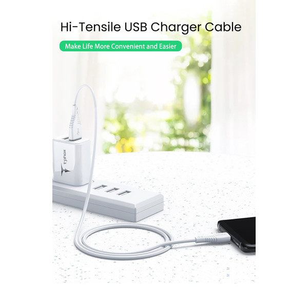 Фото - Кабель синхронизации данных T-phox Nature T-M830 Micro USB 1.2m White