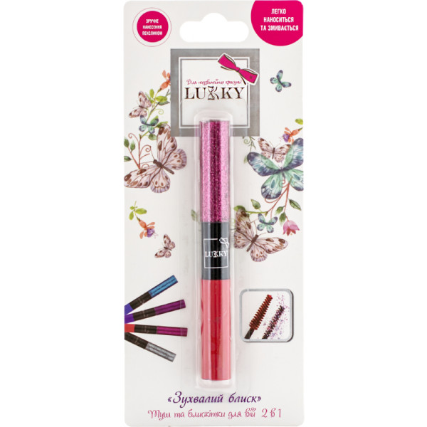 Фото - Набор для лица Lukky Тушь и блестки для век. Цвет розовый с блестками (T18923)